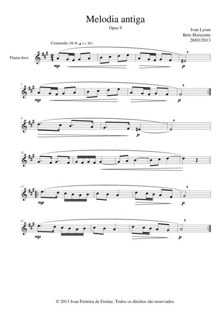 Melodia Antiga Opus 9 Page 2