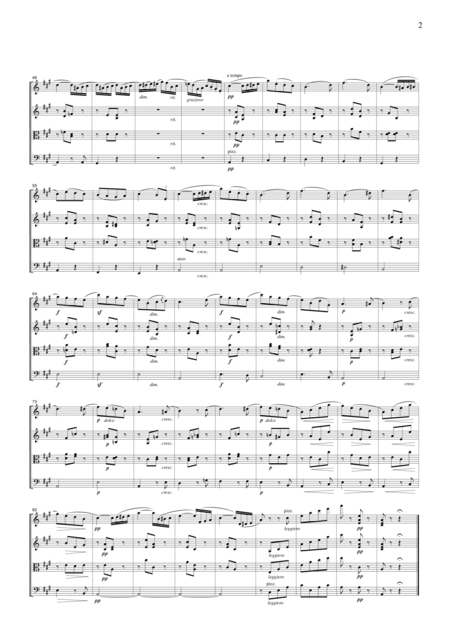 Mendelssohn Spring Song For String Quartet Cm202 Page 2