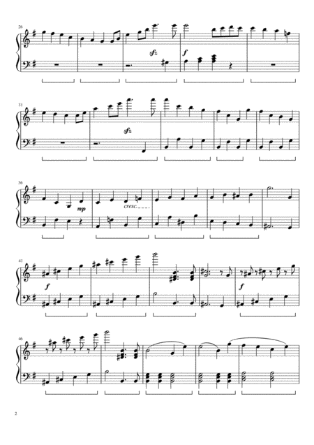 Mendelssohn Violin Concerto Op 64 Easy Sheet Page 2