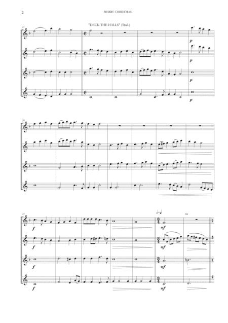 Merry Christmas For Saxophone Quartet Page 2