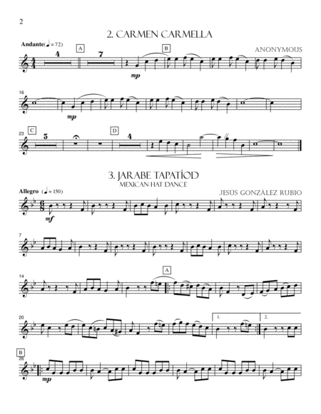 Mexican Folk Song Suite Page 2