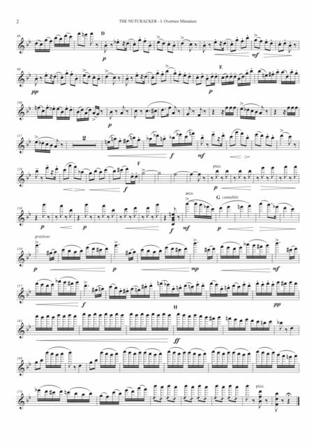 Miniature Overture From Nutcracker Suite For String Quartet Page 2