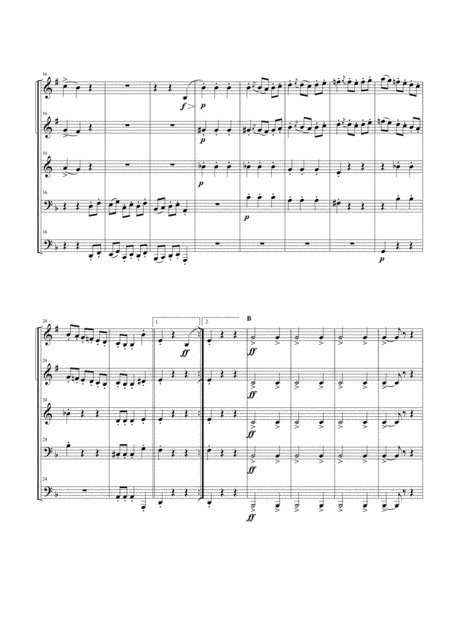 Minuetto From L Arlesienne Suite No 1 For Brass Quintet Page 2