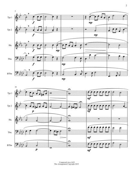 Miserere Mei Deus Gregorio Allegri Brass Quintet Page 2