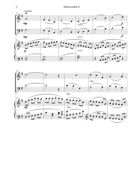 Misericordia Ii Trio For Violin Cello And Piano Page 2