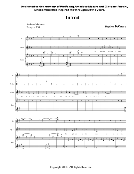 Missa De Profunctis Full Conductor Score Page 2