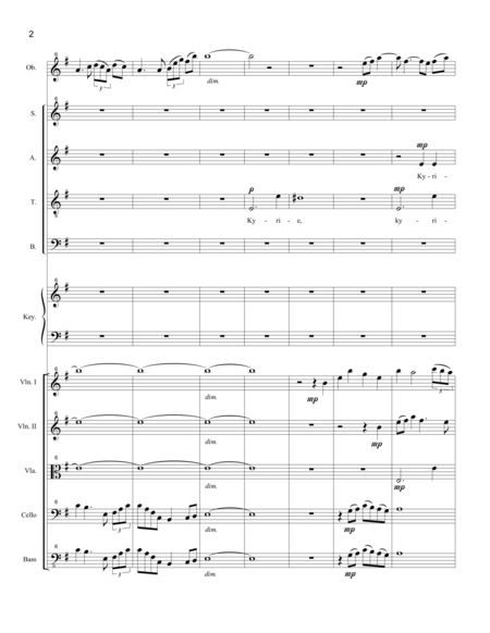 Missa Millennia In Honor Of St Francis Full Score Satb Page 2