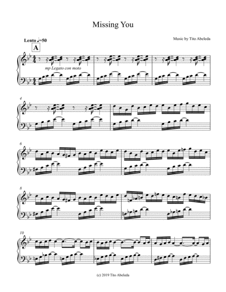 Missing You For Piano Page 2