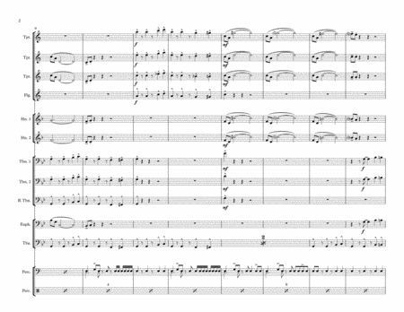 Mission Impossible Theme For 11 Piece Brass Ensemble And Percussion Page 2