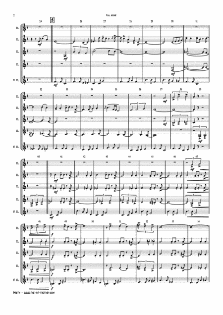 Misty Eroll Garner Samba Clarinet Quintet Page 2