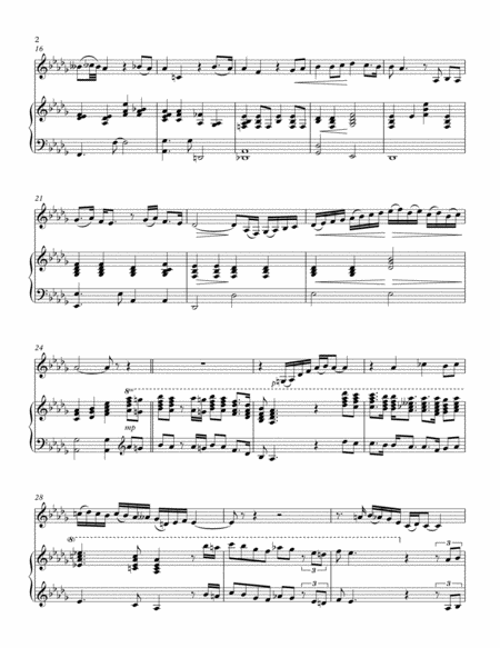 Mona Lisa For Clarinet Solo With Piano Accompaniment Nat King Cole Page 2