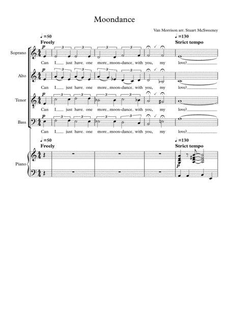 Moondance Satb Page 2