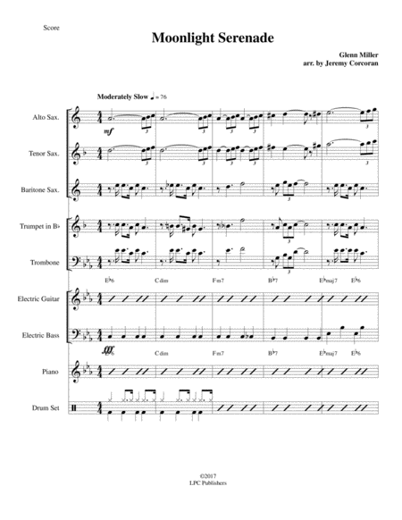 Moonlight Serenade For Little Big Band Page 2