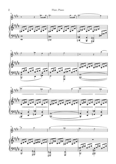 Moonlight Sonata For Flute And Piano Page 2