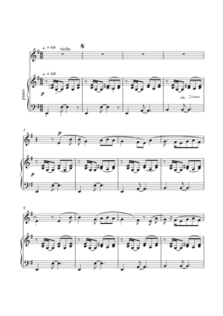 Morocco Night Piano Violin Duet Page 2