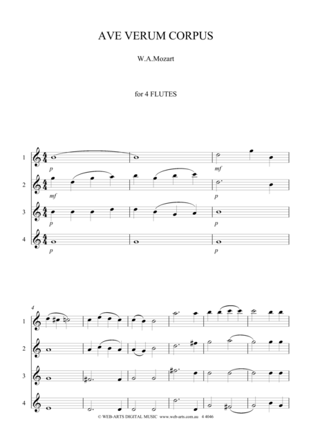 Mozart Ave Verum Corpus Page 2