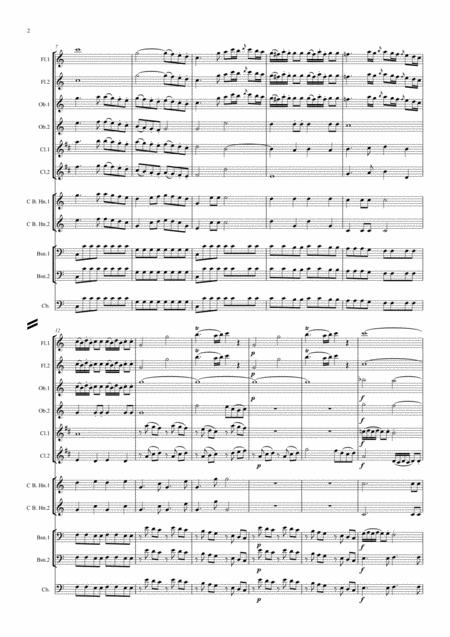 Mozart Balletmusik Zur Pantomime Les Petits Riens Overture K299b K Anh 10 Wind Dectet Page 2
