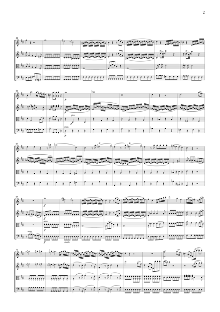 Mozart Divertimento K 136 All Mvts For String Quartet Cm017 Page 2