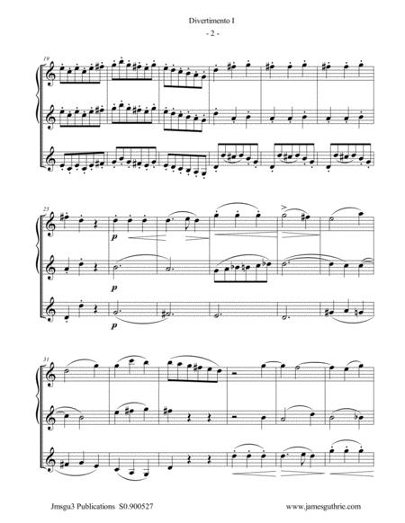 Mozart Divertimento No 1 For Clarinet Trio Page 2