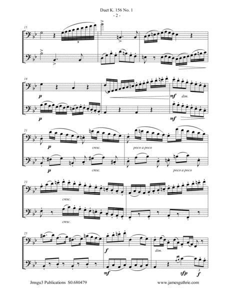 Mozart Duet K 156 No 1 For Bassoon Duo Page 2