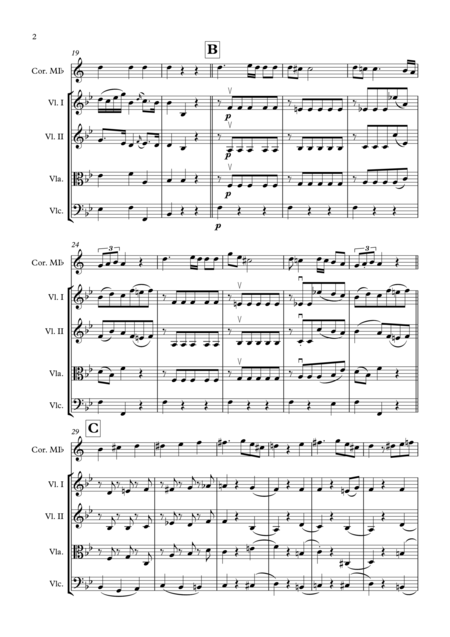 Mozart Horn Concerto N 4 Romanza Page 2