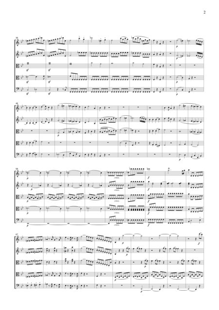 Mozart Symphony No 40 All Mvts Arranged By Lichtenthal For String Quintet Cm091 Page 2