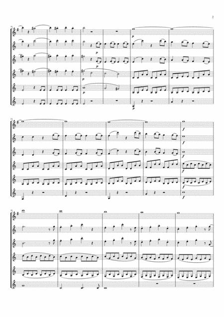 Mozart Symphony No 40 K 550 1st Movement For Clarinet Ensemble Page 2