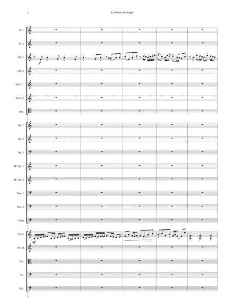 Muerte Del Angel For Orchestra Page 2