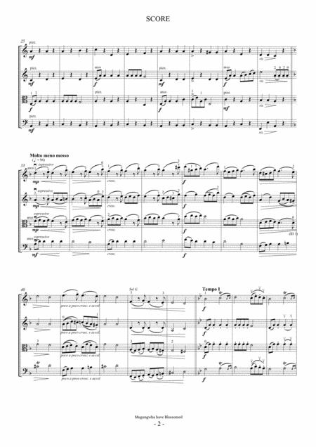 Mugungwha Have Blossomed For String Quartet Page 2