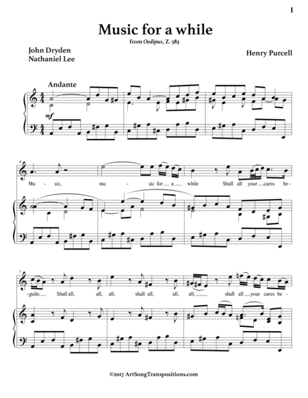 Music For A While A Minor Page 2