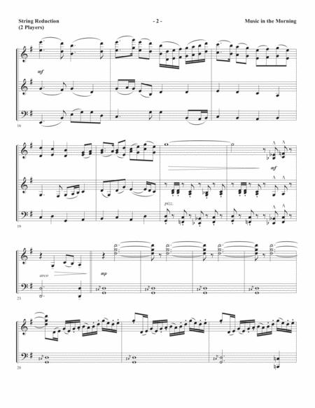 Music In The Morning Keyboard String Reduction Page 2