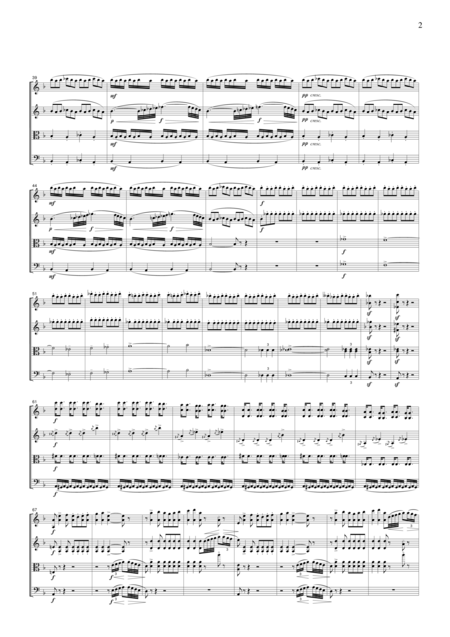 Mussorgsky Night On The Bare Mountain For String Quartet Cm104 Page 2