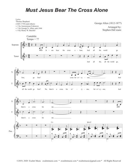 Must Jesus Bear The Cross Alone Duet For Soprano And Tenor Solo Page 2