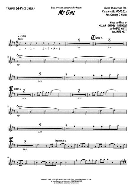 My Girl 4 Piece Brass Section Page 2