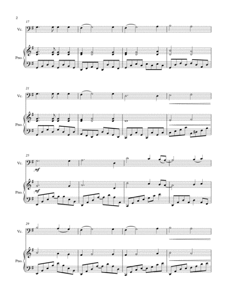 My Heart Will Go On Love Theme From Titanic Cello And Piano Page 2