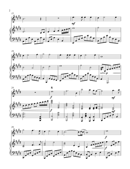 My Heart Will Go On Treble C Instrument Solo Page 2