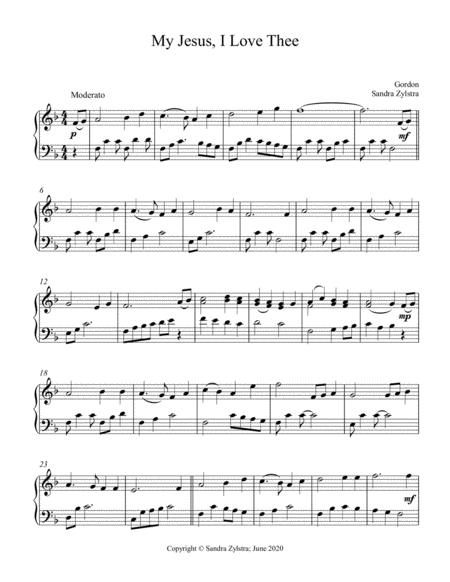 My Jesus I Love Thee Early Intermediate Piano Solo Page 2