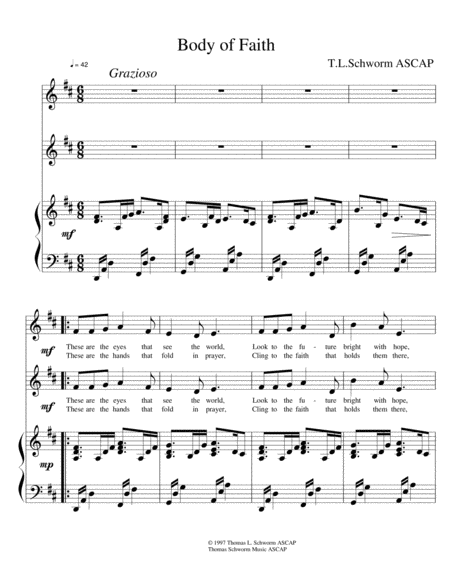 Nameless Christmas Carol Once In Royal Davlds City In G Major For Voice And Piano Page 2