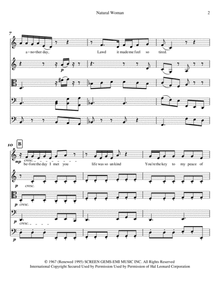 Natural Woman String Orchestra Page 2