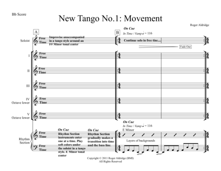 New Tango No 1 Movement Parts Page 2