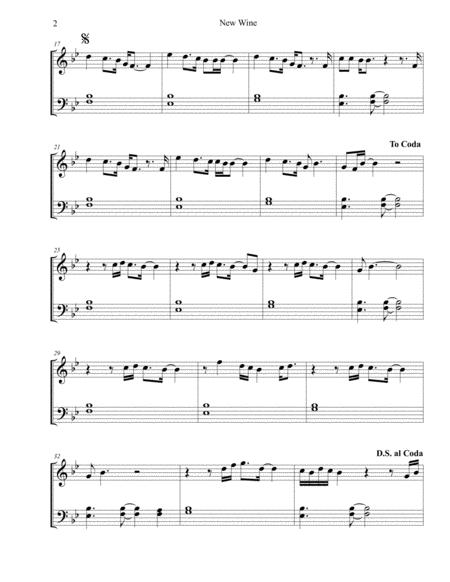 New Wine Hillsong Worship Sheet Music Easy Page 2