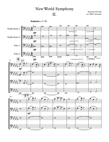 New World Symphony Mvt 2 Page 2