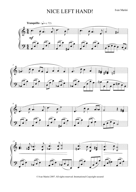 Nice Left Hand For Solo Piano Page 2