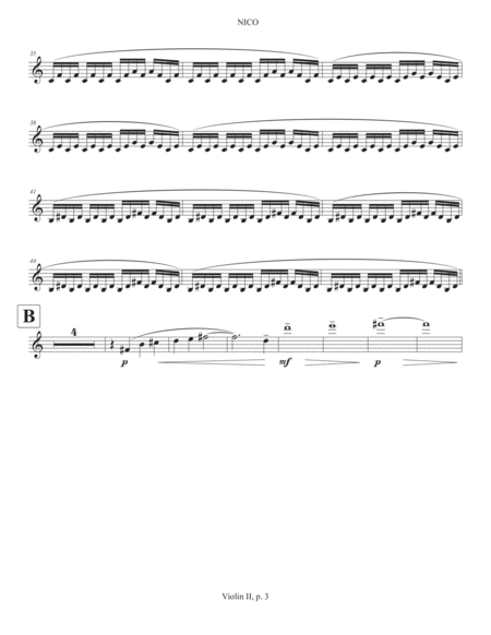 Nico 2019 For String Quartet Violin 2 Part Page 2