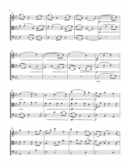 Nimrod From Enigma Variations Violin Viola Cello Trio Page 2