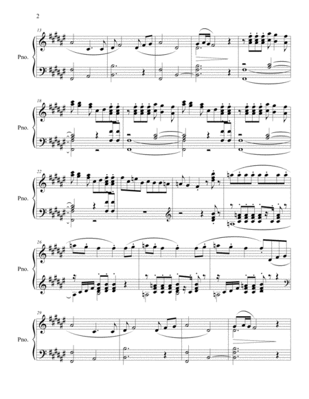 No Excuses Piano Solo Page 2