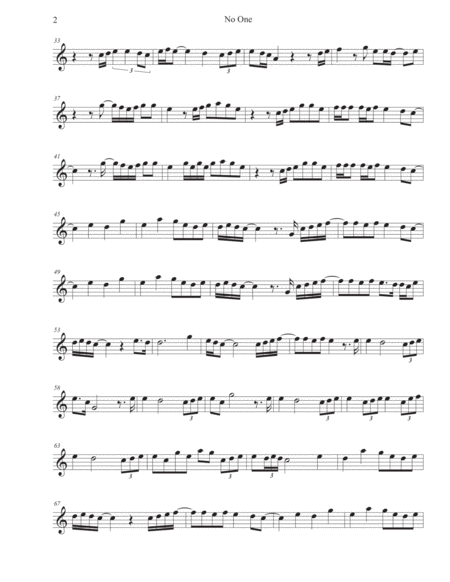 No One Easy Key Of C Soprano Sax Page 2