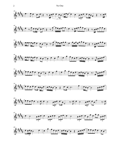 No One Original Key English Horn Page 2