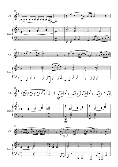 No Time To Die Billie Eilish For Clarient And Piano Page 2