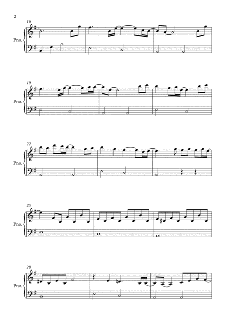No Time To Die E Minor By Billie Eilish Easy Piano Page 2